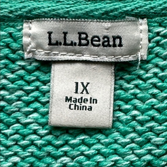 LL Bean cotton sweater - Picture 2 of 10